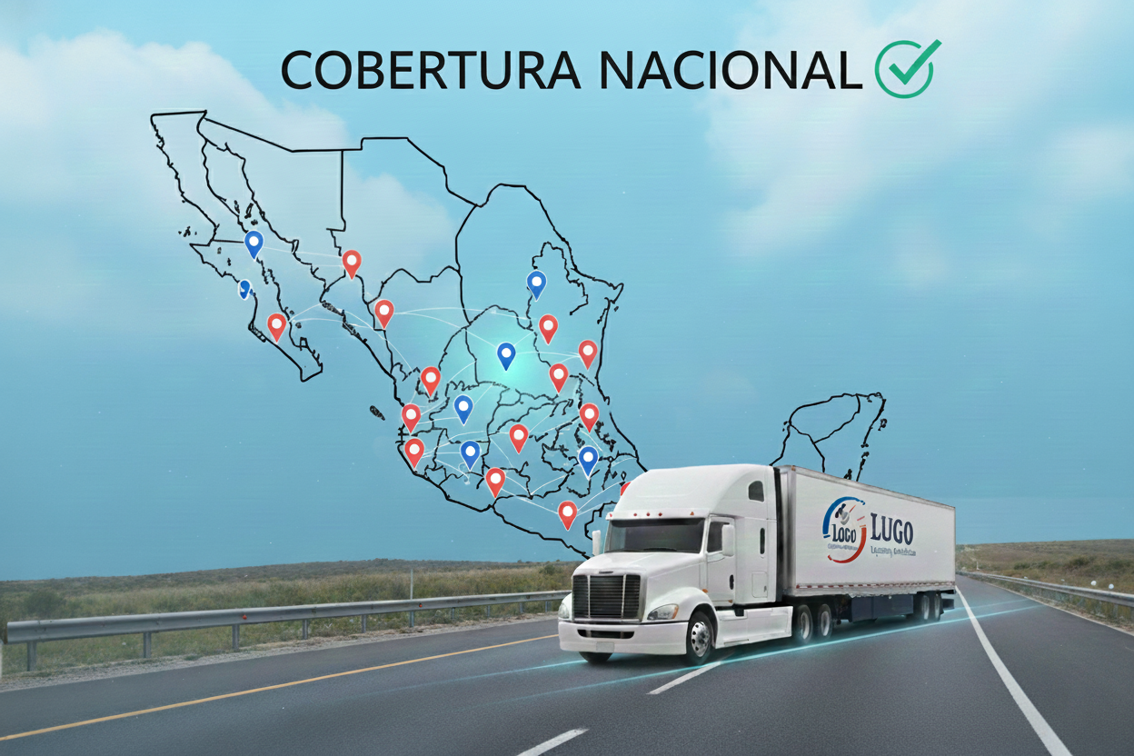 Mapa de cobertura nacional Transportes Lugo